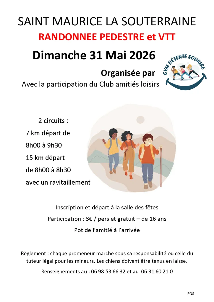 Randonnée pédestre et VTT
