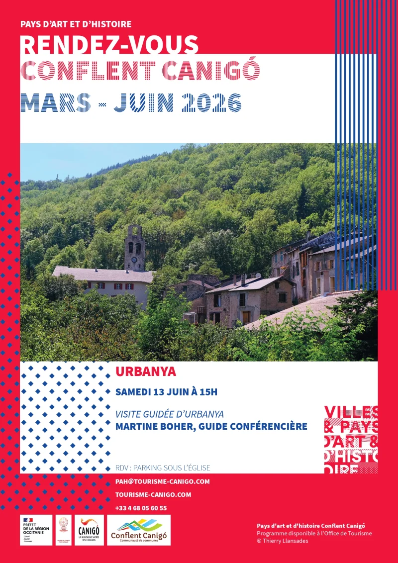 RENDEZ-VOUS PAYS D'ART ET D'HISTOIRE VISITE GUIDÉE - DÉCOUVERTE D’URBANYA