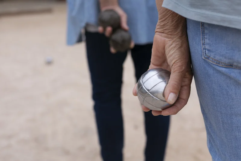Concours de pétanque en doublette