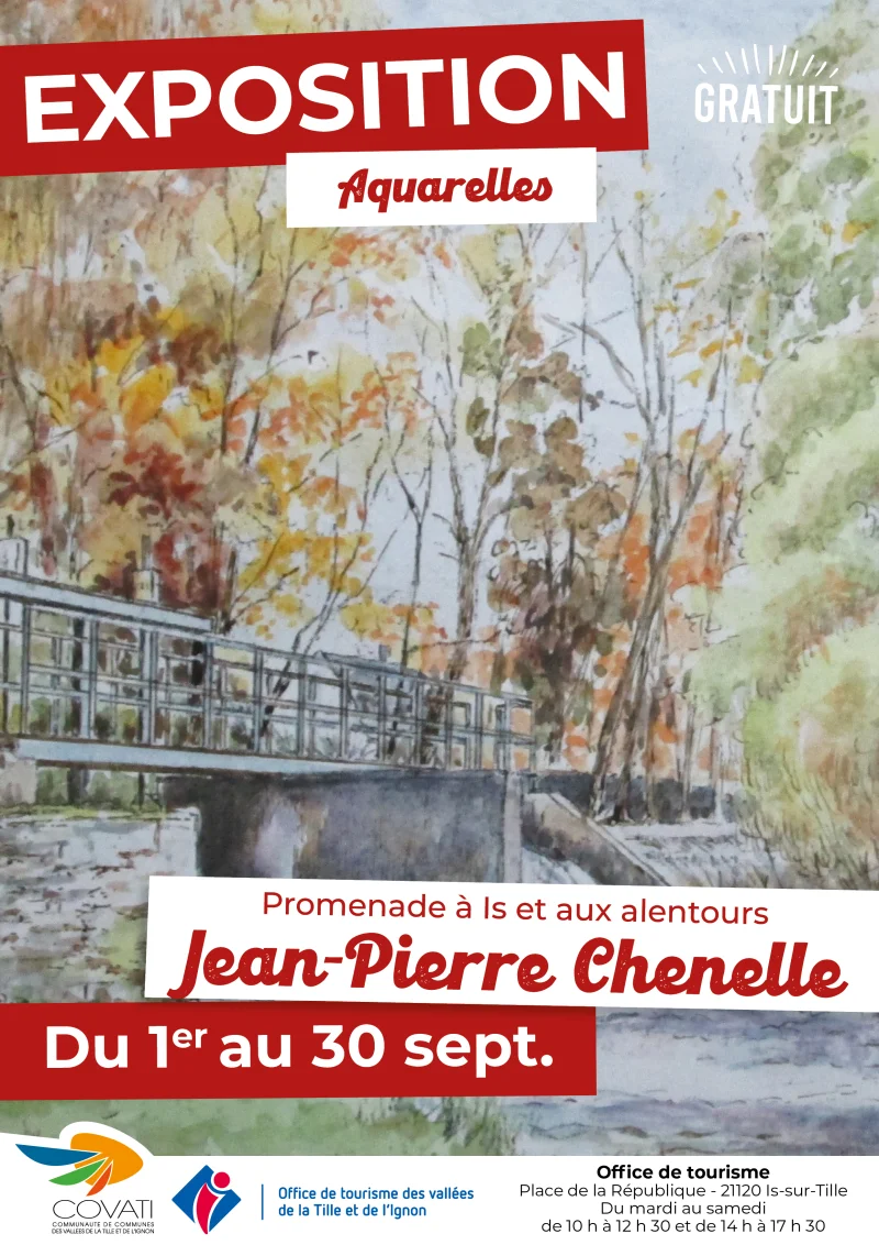 Exposition d'aquarelles : Jean-Pierre Chenelle