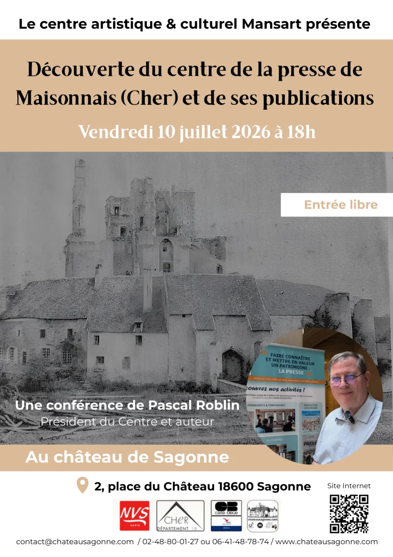 « Découverte du centre de la presse de Maisonnais (Cher) et de ses publications »