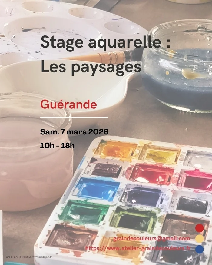 Stage - Aquarelle et paysages
