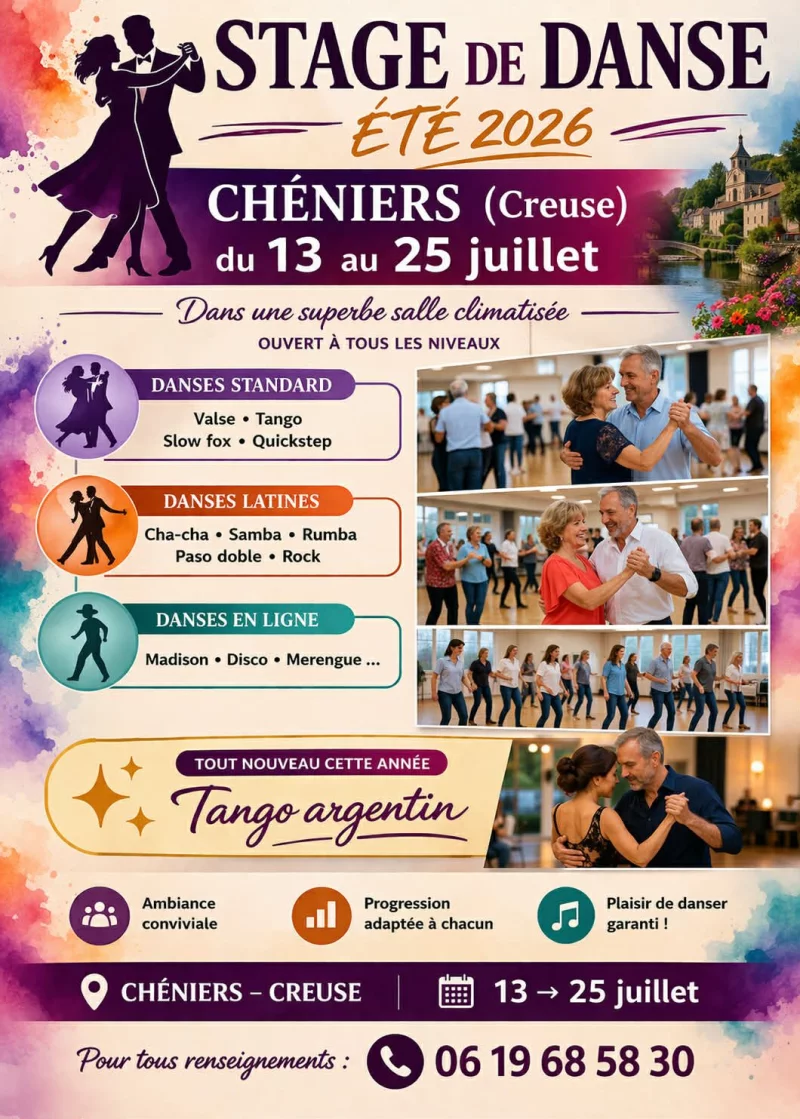 Stage de danses