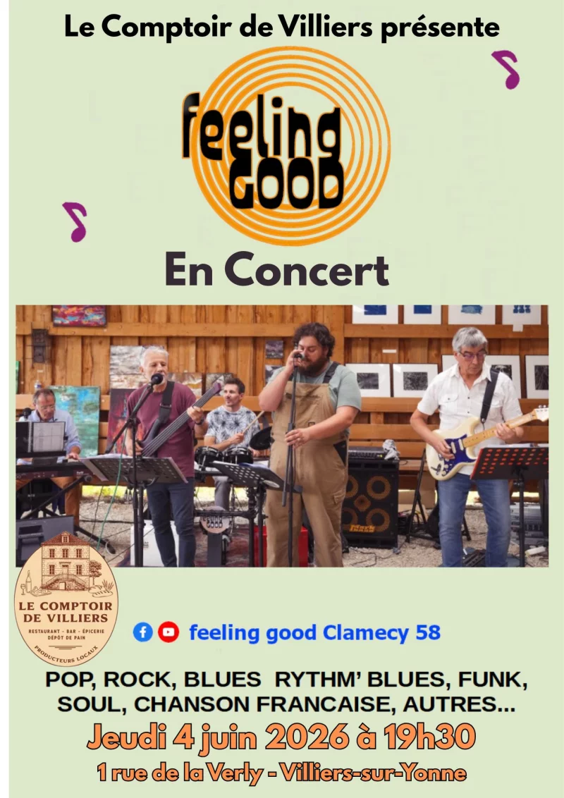 Le Comptoir de Villiers présente : Feeling Good en Concert
