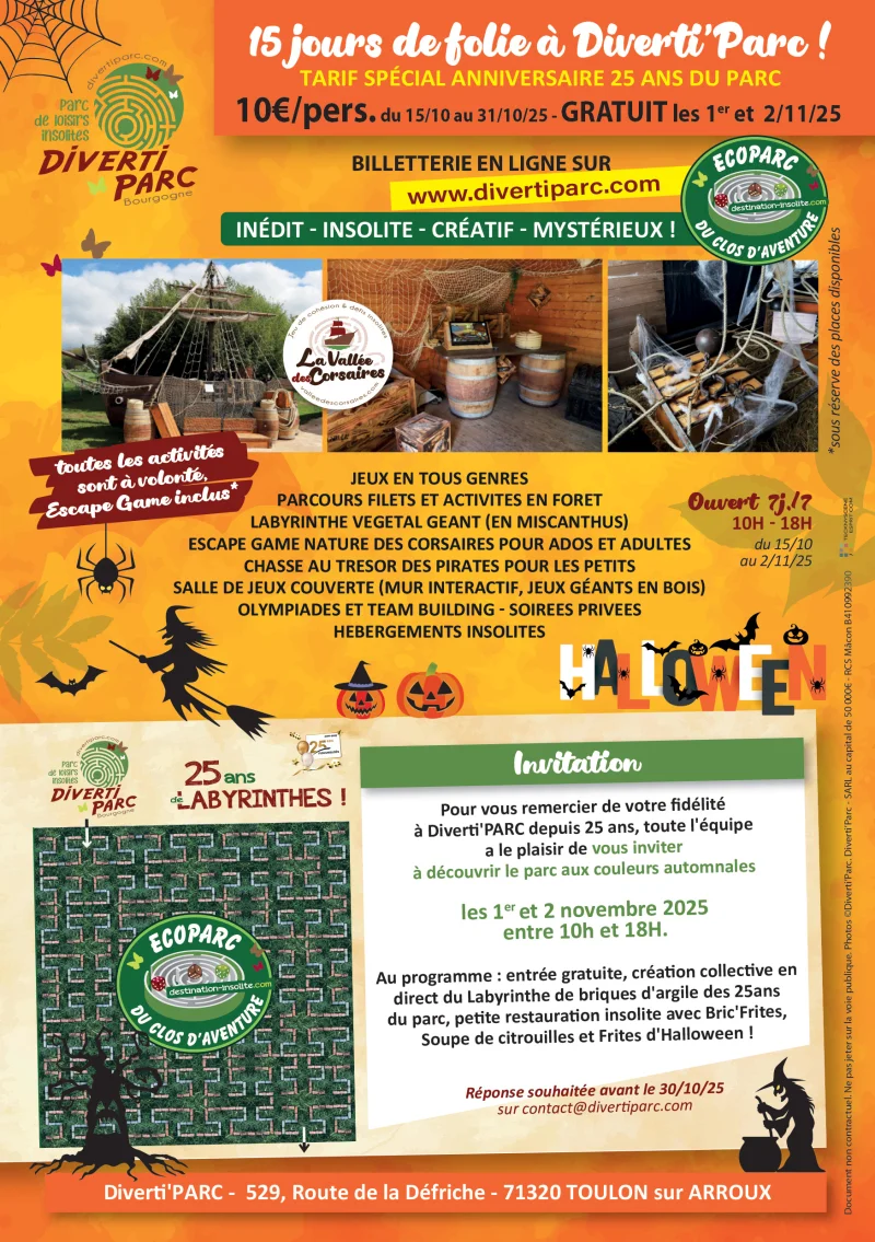 Halloween à Diverti'Parc !