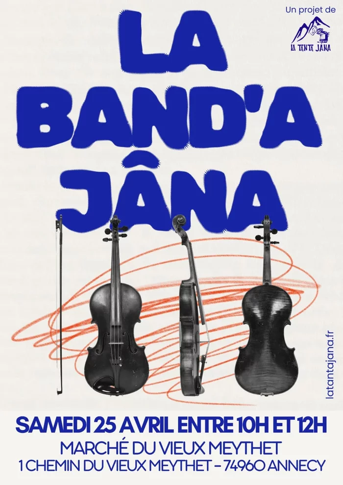 La Band'a Jâna au marché du Vieux Meythet
