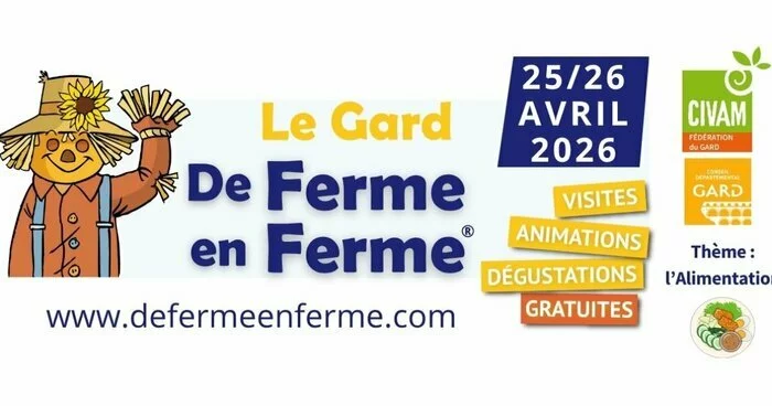 Le Gard de fermes en fermes