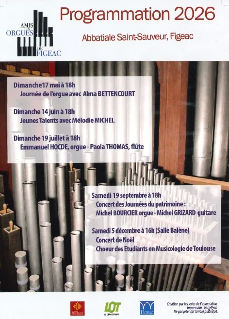 Concert des Amis des Orgues :  journée de l'orgue