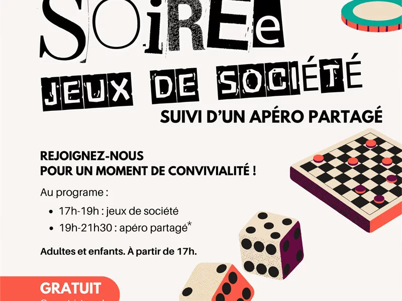 Soirée jeux de société
