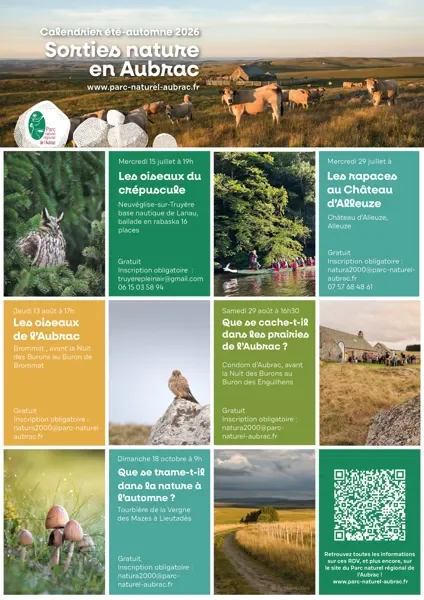 "Les oiseaux de l'Aubrac" sortie PNR de l'Aubrac
