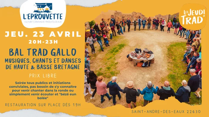 Les Jeudis Trad" : Bal trad Gallo