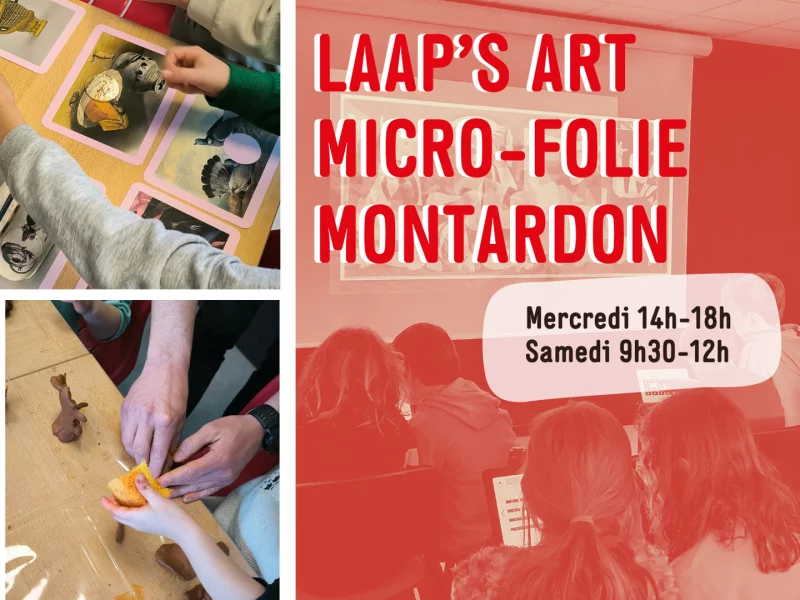 Musée numérique, atelier Tricot'thé et jeu, à la Micro-Folie