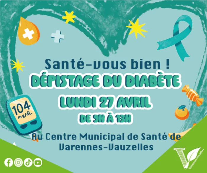 Dépistage du diabète – Une matinée pour prendre soin de vous