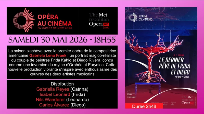 Met Opera au Cinéma Lumière à Nogent-sur-Seine