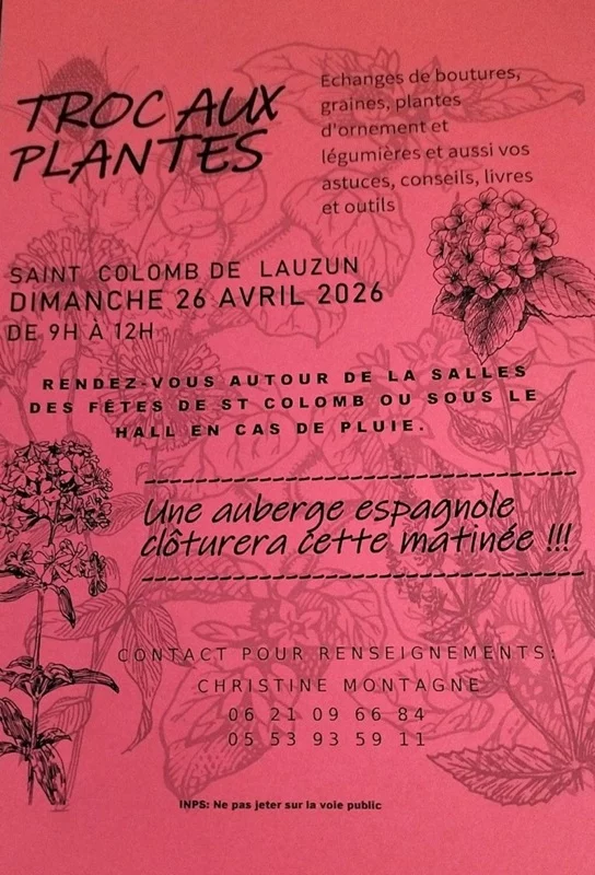 Troc aux plantes