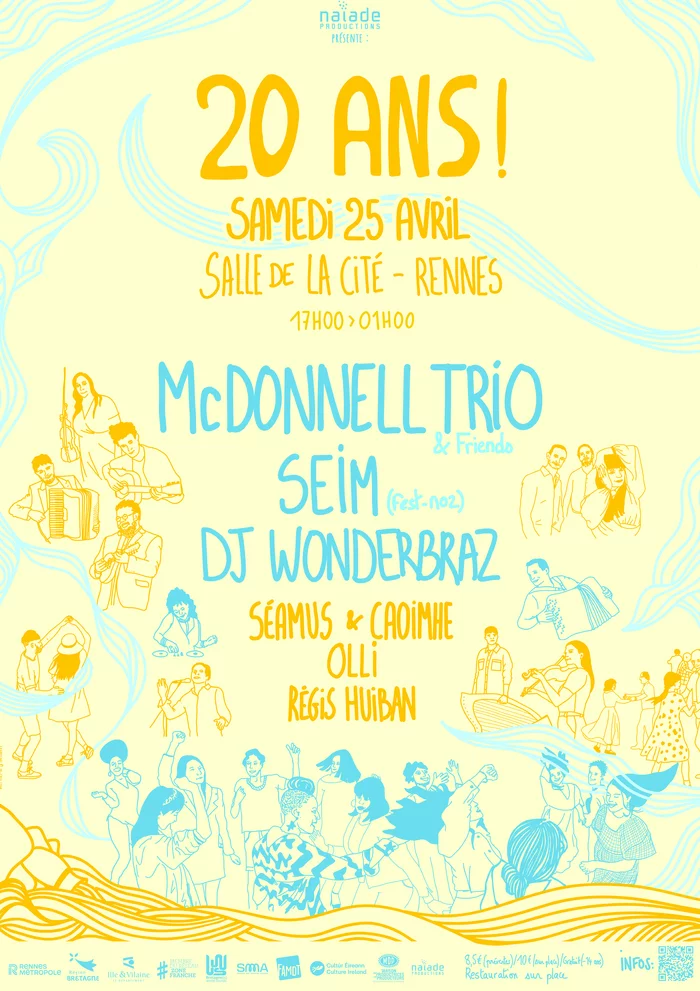 MCDONNELL TRIO & NAIADE PRODUCTIONS : 20 ans de musique et de tournées !