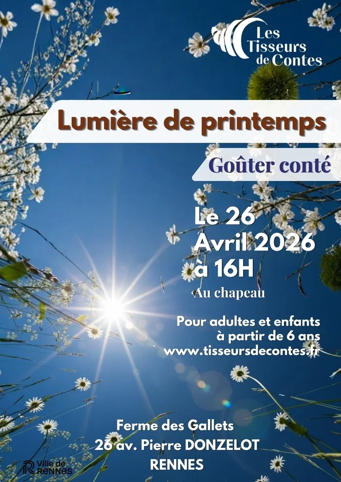 Après-midi contes : des histoires au goûter | Les Tisseurs de contes