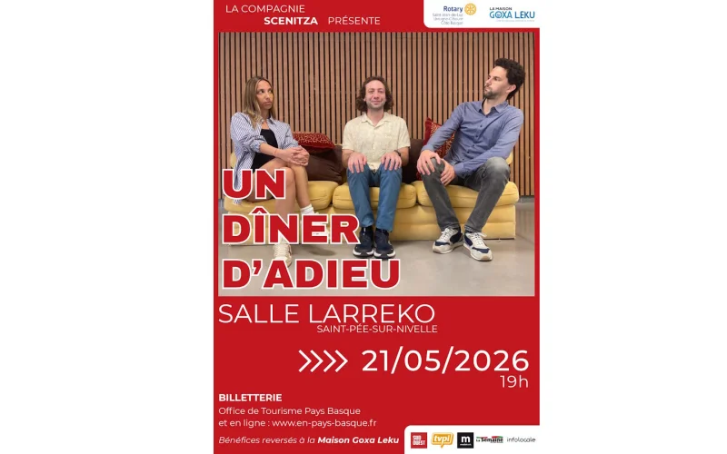 Théâtre : Un dîner d'adieu par la compagnie Scenitza