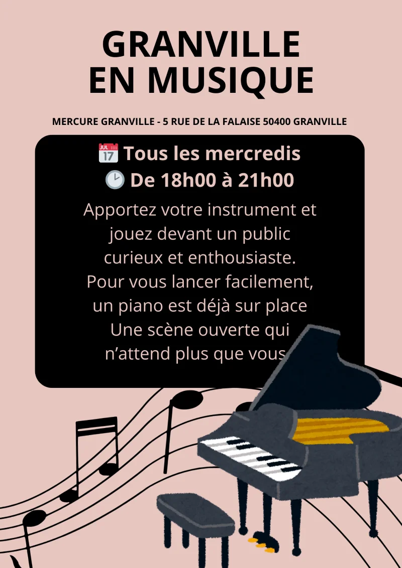Granville en musique - scène ouverte
