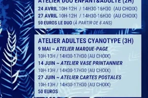 ATELIERS CYANOTYPE ADULTES