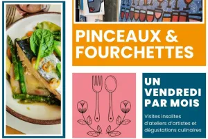 Visites insolites : Pinceaux et Fourchettes