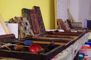 Stage d'impression à la planche