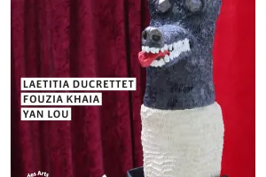 La Cour des Arts  - Exposition : Sans Titre de Laetitia Ducretet - Fouzia Khaia et Yan Lou