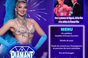 Spectacle / Soirée dîner-cabaret "Le Diamant Bleu"