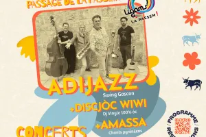 HEST'A HUM! Concert ADIJAZZ + DISCJÒC WIWI + AMASSA et Passage PASSEM