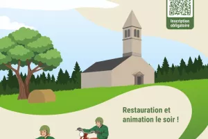 Roulage de mobylettes depuis la Ferme de Sçay