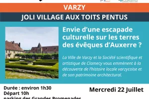 Visite commentée - Varzy et son château