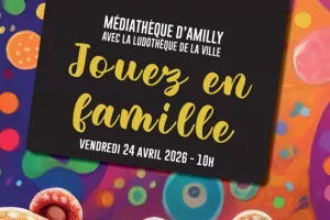 Jouez en famille à la médiathèque avec la ludothèque d'Amilly