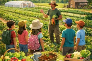 De ferme en ferme : Les jardins du Riau
