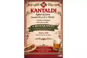 Kantaldi : chants basques avec Mailis et Baptiste, Berçaits anaiak et Botakantu