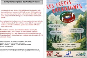 Course Les Crêtes Baraquines