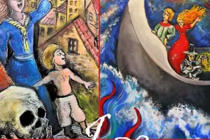 Exposition au magasin Les Giroflées Figeac - "D'une Rive à l'Autre"