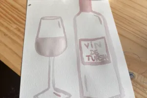 Atelier aquarelle au vin et dégustation