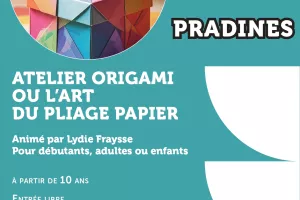 Atelier Origami à la Médiathèque de Pradines