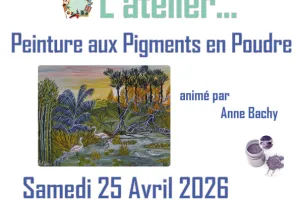 L'atelier "Peinture aux pigments en poudre"