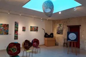 Exposition d'art plastique par les élèves du collège de Châtillon-sur-Loire