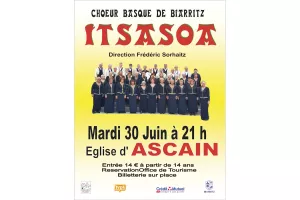 Concert de chants basques avec le chœur mixte Itsasoa