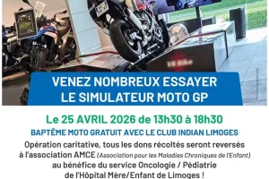 Baptème moto avec simulateur - opération caritative