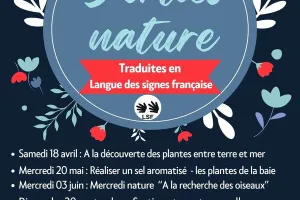 Sorties nature traduites en LSF (Langue des Signes Française)