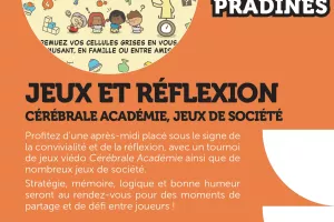 Cérébrale académie : jeux de société à la Médiathèque de Pradines