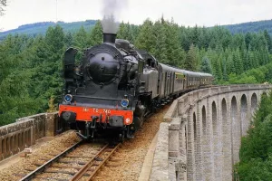 Train touristique à vapeur : Circuit de la Haute vallée de la Vienne - 12 août