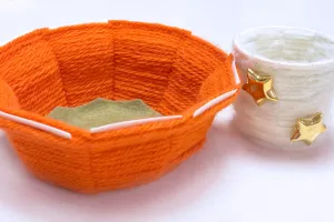 Atelier enfant - Tissage bol en laine