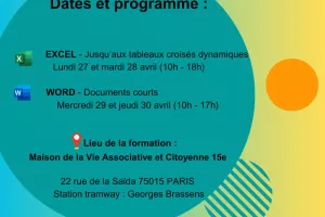 ? Formation bureautique : Excel & Word