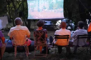 Projection cinéma des Mills d'été