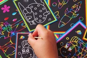Atelier cartes à gratter