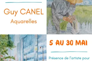 Expo aquarelles de Guy Canel